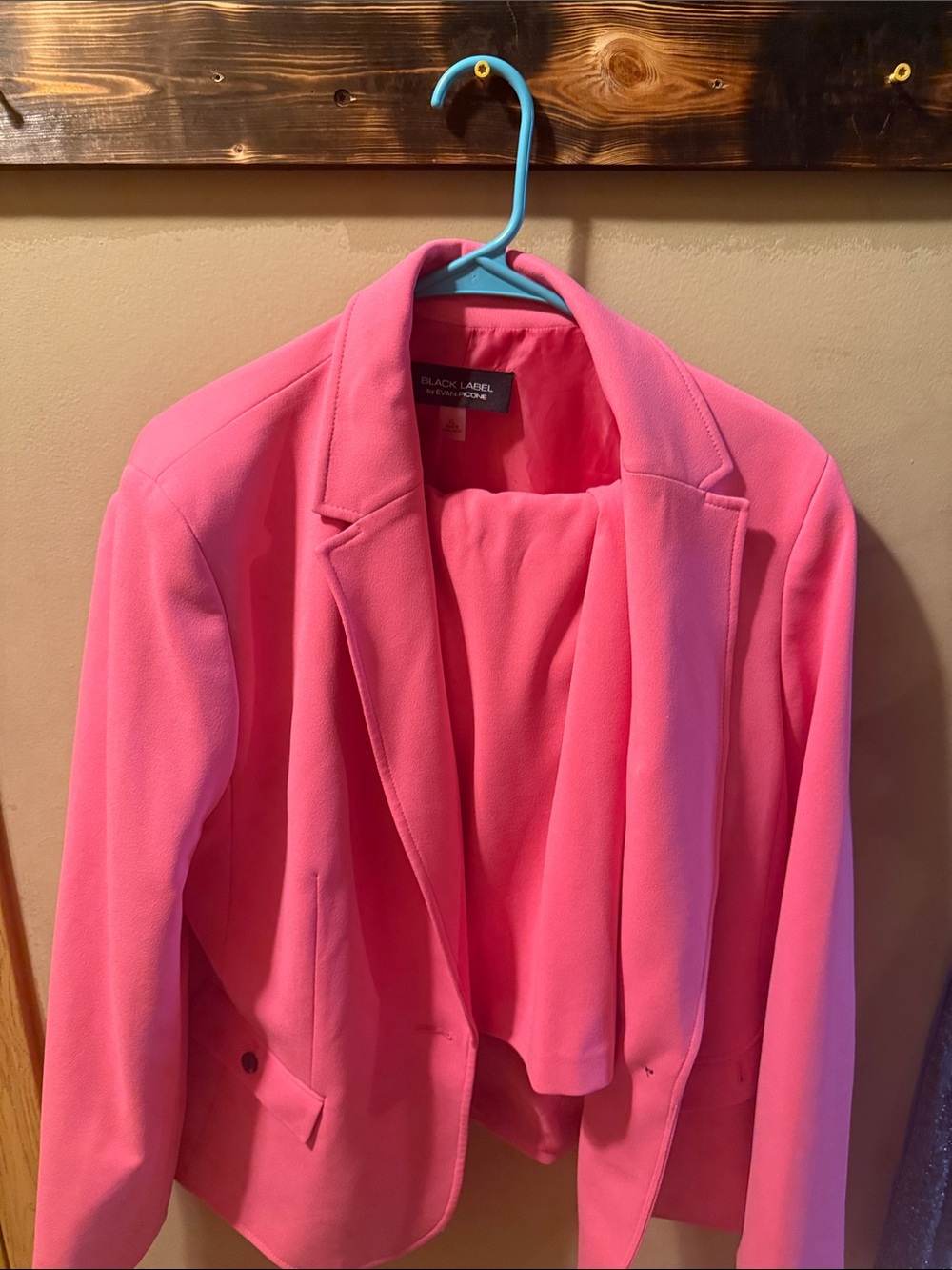 Evan Picone Bright Pink Tailored Blazer